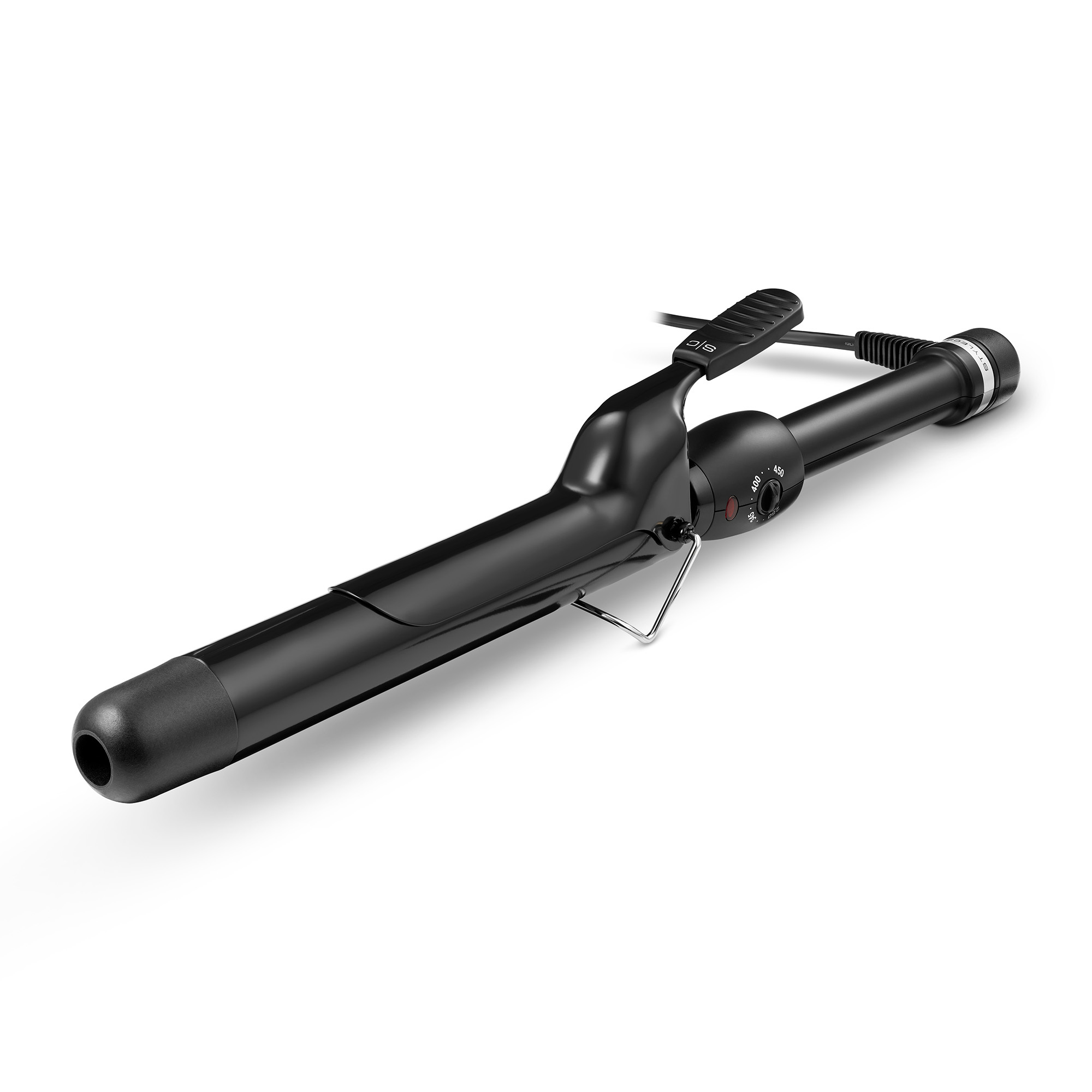 Stylecraft Stay-Temp Extended Barrel Black Curling Iron 1.25"